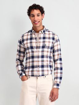 U.S. Polo Assn. Denim Co. - Multi-Color Manhattan Slim Fit Checked Shirt