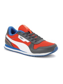 Puma - X 1DER Liam Junior Unisex Kids Red & Blue Casual Shoes