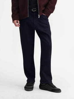 Rare Rabbit - Men Regular Fit Dark Navy Solid Jeans
