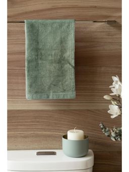 ACKROSS - Grandeur Collection Cotton Hand Towel 650 GSM Thyme (Pack of 2)