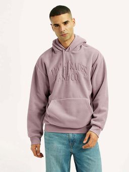 Levi's - Men's Solid Mauve Hoodie