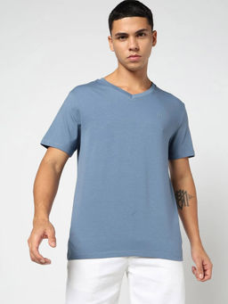 GAP - Men's Slim V-Neck Half Sleeves T-Shirt