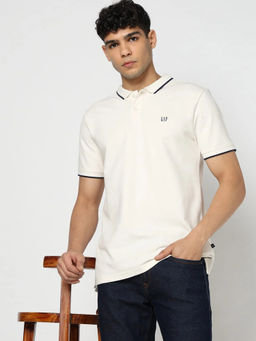 GAP - Men's Slim Fit Half Sleeve Polo T-Shirt