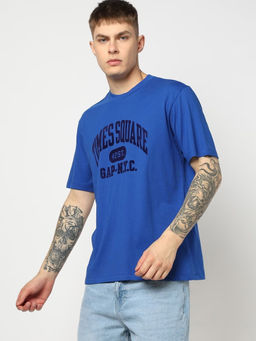GAP - Men's Relaxed Half Sleeves Crew Neck T-Shirt