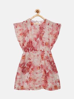 KiddoPanti - Girls Georgette Knee Length Dress