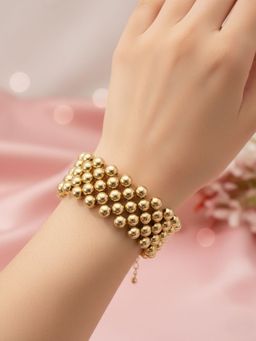 SUGARFRILL - 18K Gold Plated Stainless Steel Tarnish-Free Multi-Charm Boho-Chic Bracelet