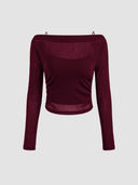 Burgundy color option, Currently selected