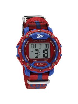 Zoop - 16023PP02 Grey Dial Digital Watch for Boys