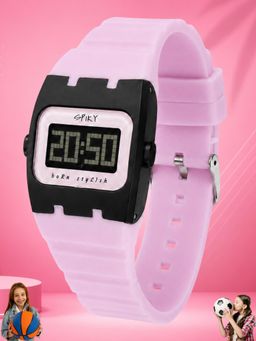 Spiky - Kids Digital Sports Watch for Girls With Multifunction - Pink (3-12 Years)