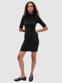 GAP - Women's High Neck Half Sleeve Bodycon Dress