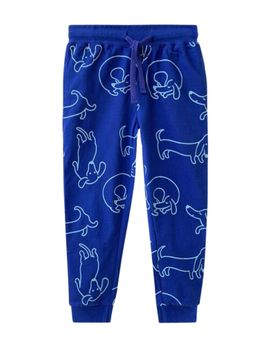 Reedoo - Poodle Joggers with Pockets In Blue