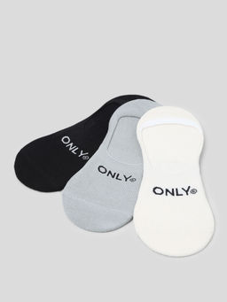 ONLY - Assorted Shoe Liners Socks (Pack Of 3)