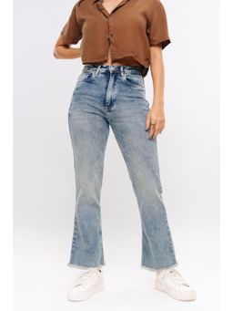 FREAKINS - Womens Retro Cropped Straight Jeans