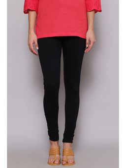 Biba - Women Cotton Black Churidar Leggings