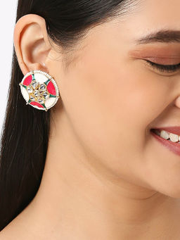 OOMPH - Meenakari Enamel Stud Earrings