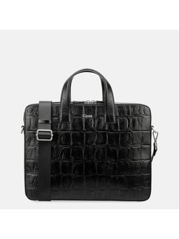 Gioia - Claire Black Laptop Bag with Detachable Strap