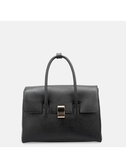 Gioia - Saffiano Work Black Handbag