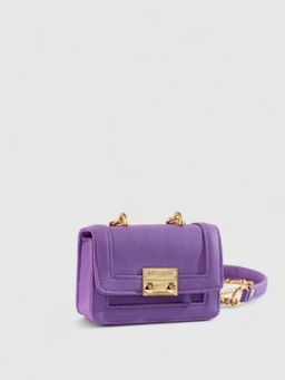 ATTAACHE ACCESSORIES - Womens Purple Sling Bag (XS)