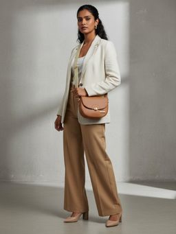 ATTAACHE ACCESSORIES - Womens Tan Sling Bag With Detachable Strap (S)