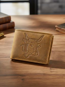 Sassora - Leather RFID Embossed Design 8 Card Slots Wallet (L)