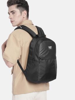 Teakwood - Unisex 15 inch Laptop Compartment Backpack - Black