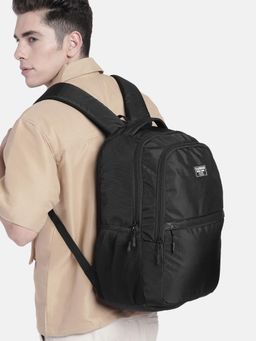 Teakwood - Unisex 15 inch Laptop Compartment Backpack - Black
