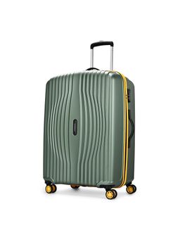 Aristocrat - Vortex Plus Unisex Green Hard Luggage Trolley Bag (L)