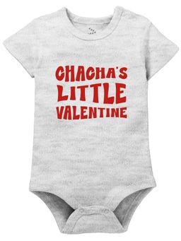 Zeezeezoo - Baby Grey Chacha's Little Valentine Onesies