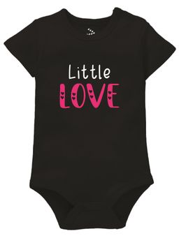 Zeezeezoo - Baby Black Little Love Onesies