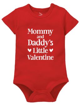 Zeezeezoo - Baby Red Mommy and Daddy's Little Valentine Onesies