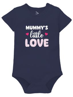 Zeezeezoo - Baby Navy Blue Mummy's Little Love Onesies