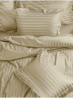 Sleeping Owls- because your sleep matters - Beige Pillow Covers (Pack Of 2)