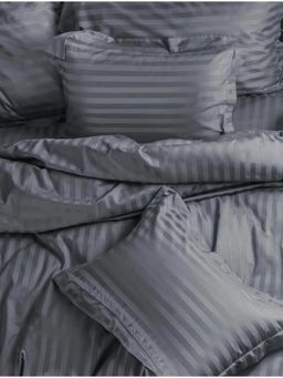 Sleeping Owls- because your sleep matters - Dark Grey Pillow Covers (Pack Of 2)