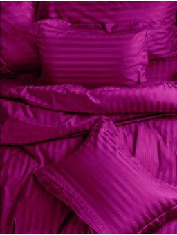 Sleeping Owls- because your sleep matters - Hot Pink Pillow Covers (Pack Of 2)