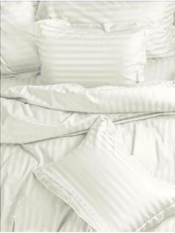 Sleeping Owls- because your sleep matters - Ivory Pillow Covers (Pack Of 2)
