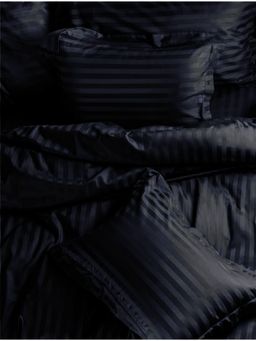 Sleeping Owls- because your sleep matters - Black Pillow Covers (Pack Of 2)