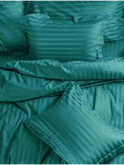 Sleeping Owls- because your sleep matters - Sea Green Pillow Covers (Pack Of 2)