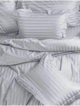 Sleeping Owls- because your sleep matters - Silver Grey Pillow Covers (Pack Of 2)