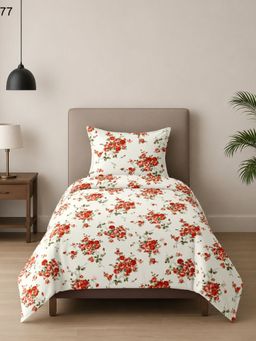 Sleeping Owls- because your sleep matters - Printed Allure Bedsheet with Pillow Cover (Single)