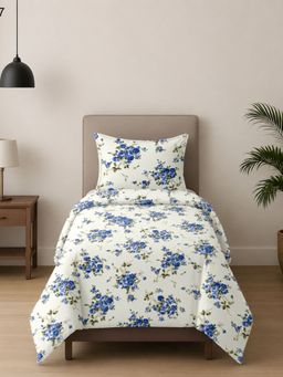 Sleeping Owls- because your sleep matters - Printed Allure Bedsheet with Pillow Cover (Single)