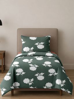 Sleeping Owls- because your sleep matters - Printed Allure Bedsheet with Pillow Cover (Single)