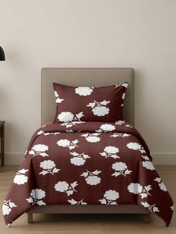 Sleeping Owls- because your sleep matters - Printed Allure Bedsheet with Pillow Cover (Single)
