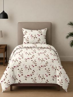 Sleeping Owls- because your sleep matters - Printed Allure Bedsheet with Pillow Cover (Single)