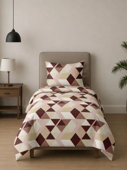 Sleeping Owls- because your sleep matters - Printed Allure Bedsheet with Pillow Cover (Single)