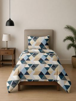 Sleeping Owls- because your sleep matters - Printed Allure Bedsheet with Pillow Cover (Single)