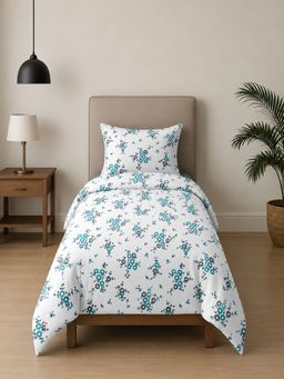Sleeping Owls- because your sleep matters - Printed Allure Bedsheet with Pillow Cover (Single)