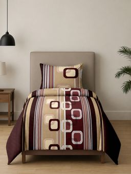 Sleeping Owls- because your sleep matters - Printed Allure Bedsheet with Pillow Cover (Single)
