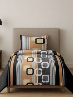 Sleeping Owls- because your sleep matters - Printed Allure Bedsheet with Pillow Cover (Single)