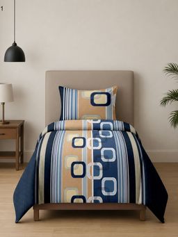 Sleeping Owls- because your sleep matters - Printed Allure Bedsheet with Pillow Cover (Single)