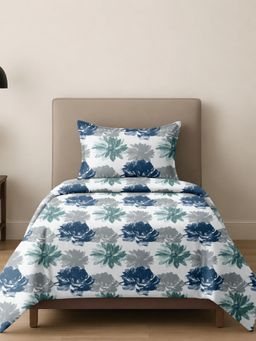 Sleeping Owls- because your sleep matters - Printed Allure Bedsheet with Pillow Cover (Single)